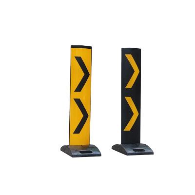 China Yellow Plastic UPVC Tiroflx UPVC Traffic Road Safety Chevron Drafter Folding Sign for sale