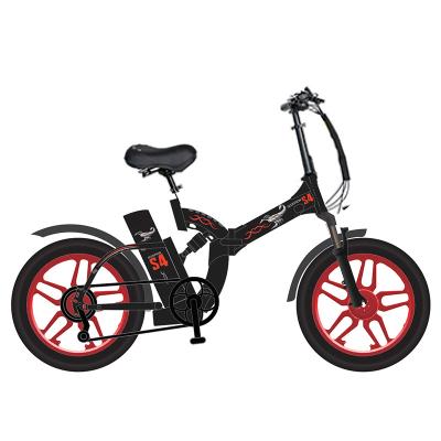 China Aluminum Alloy Jager Bikes Scorpion PRO XS4 E-Bike 20 Inch All Wheel Rim 48V/20AH Battery Fat Tire Portable Folding Electric Bike for sale