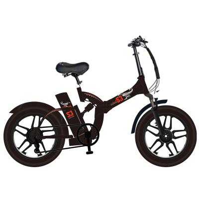 China Aluminum Alloy Jager Bikes Scorpion XS3 E-Bike 20 Inch All Wheel Rim 48V/15.6AH Battery Fat Tire Portable Folding Electric Bike for sale