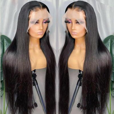 China Silky Straight Wave 150% 180% Density HD Full Lace Hair Wigs For Color Women, Transparent Lace Front Wig Wholesale Virgin Brazilian Hair for sale