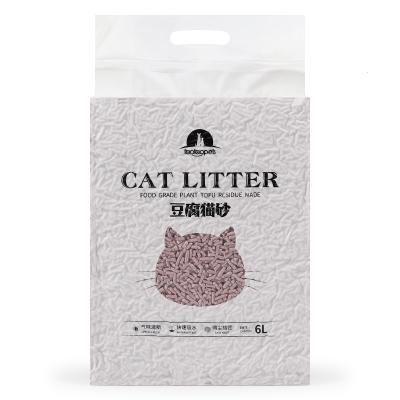 China Factory Stocked Cat Litter In Stock Taotaopets Brand Degradable Cat Litter Tofu 6L 5 Flavors Cat Litter for sale