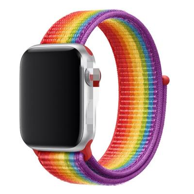 China Fashionable Free Shipping Nylon Straps For Apple Watch Band 38/40mm 42/44mm, Sport Loop Replacement Woven Nylon Strap For iWatch Band for sale