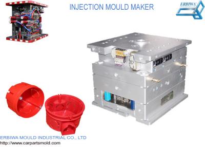 China Custom House Hold Plastic Injection Molds Red Color Durable Spare Parts for sale