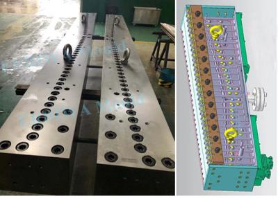 China 0.01mm Tolerance Melt Blown Mould Meltblown Nonwoven Spinneret Extrusion Mold for sale