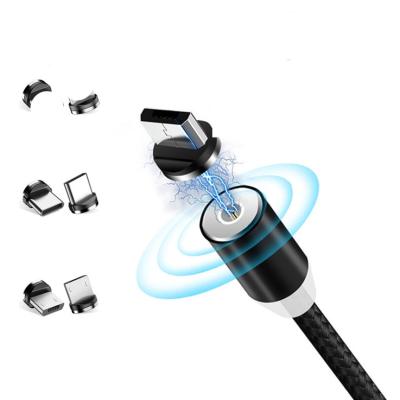 China MP3/MP4 Player New Arrival Usb Charging Magnetic Data Cable Usb 3a 3 In 1 Heads For Charging FLB Data Cable for sale