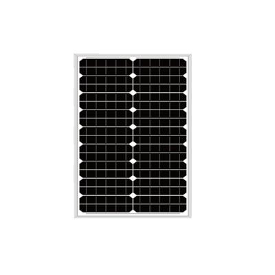 China 19.0% High Quality 18V Street Light Single Crystal 25W Small Photovoltaic Solar Panel for sale