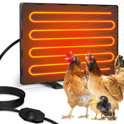 China Farms Chicken Cage Heater 100 Watt Chicken Heater Energy Efficient Design Safer Heat than Brooder Lamps Heater for Chicken Cage for sale