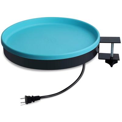 China Thermostatically Control Pets New Invention 75W Outdoor Garden Waterproof Heated Bird Bath for sale