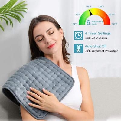 China Physiotherapy Electric Heating Pad for Back, Shoulders, Abdomen, Legs, Arms, etc., Electric Quick Heat Pad with 6 Heat Settings for sale