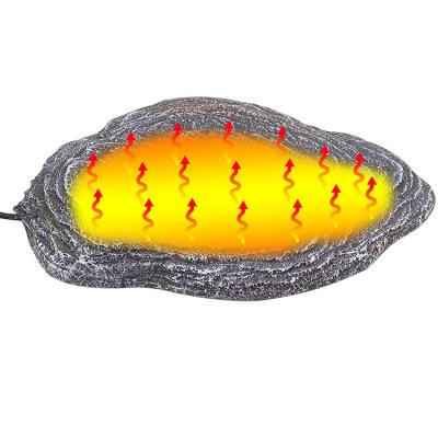 China Sustainable Integral Mount 12v Waterproof Automatically Heat Reptile Heater Rocks for sale