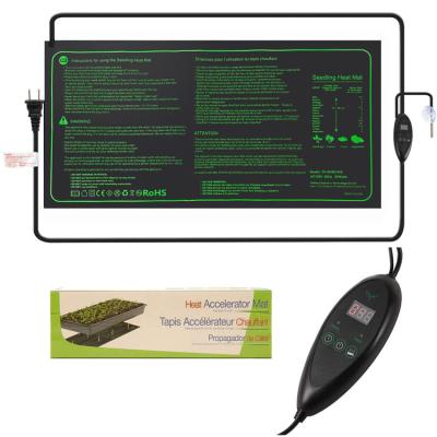 China Grow Hydroponic Seedling Heat Mat 6 Temperature Levels Digital Plant Thermostat With A Sensor Probe for sale