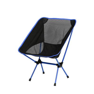 China Modern Custom Logo Ultralight Foldable Aluminum Beach Camping Chair for sale