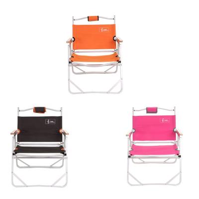 China Modern Ultralight Low Beach Concert Camping Folding Chair With Metal Handle And Shoulder Strap Portable Low Seat for sale