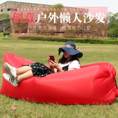 China (Size)Adjustable Quick Folding Sofa Lazy Air Inflatable Bag Relax Lazy Air Sofa Bed Beach Bag Couch Sofa for sale