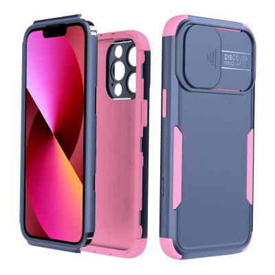 China TPU Armor Drop Protection Case Rugged Hard PC TPU Soft Shockproof Phone Case For Iphone 13 Pro Back Cover Case for sale