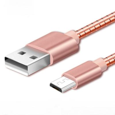 China High Quality Braided 8 Pin To USB Camera Cable Charging Mirco USB Connector Cables And Syncing Aluminum Alloy Metal Case Housing for sale