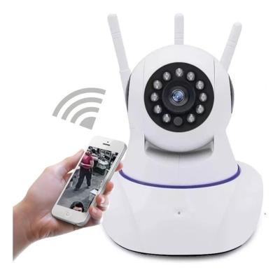 China Factory Wholesale NIGHT VISION Indoor Security IP Camera Three Antennas HD WiFi Wireless Camera PTZ Camera with Night Vision for sale