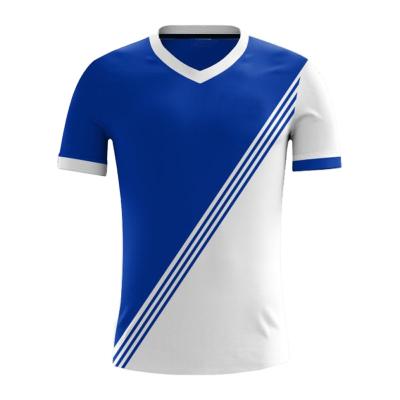 China Shirts & Thailand Best Quality 100% Polyester Mesh Fabric Cheap Youth Soccer Training Jersey Tops for sale