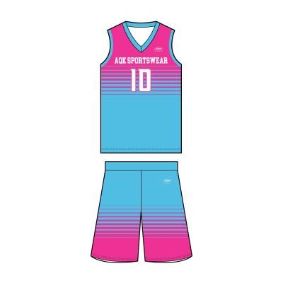 China 2021 New Design OEM Kids Breathable Basketball Practice Uniform for sale