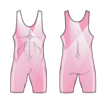 China Custom Size Sublimated Customizable Singlet Wrestling Women for sale