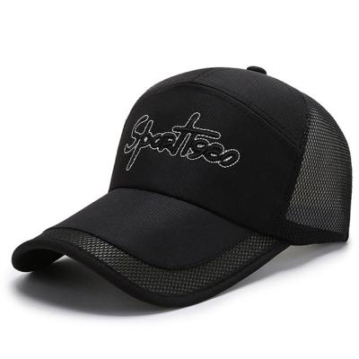 China breathable & Custom Wholesale Five Top Trucker Hat Waterproof Mesh Breathable Sports Hat for sale