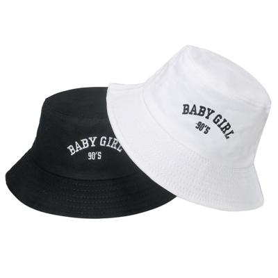 China Wholesale custom unisex travel solid outdoor flat surface cotton sunshade fashion brim fisherman bucket hat hats for sale