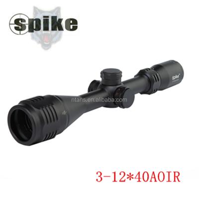 China SPIKE Optic Rifle Scope with Red/Green Illumination Riflescopes Hunting 3-12x40AOIR for sale