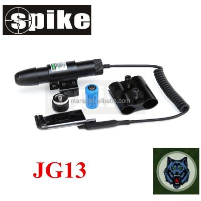 China Aluminum Alloy Spike Adjustable Tactical Green Laser /Green Dot Telescopic Sight for Pistols Launch with 2 Mount Pressure Switch and Laser Sight for sale