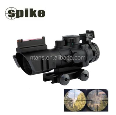 China Spike Riflescope Dual Illuminated Optic Rifle Scope, 4x32mm Tactical Riflescopes Hunting 4x32 for sale