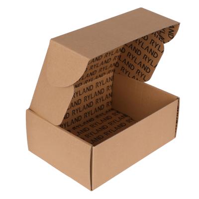 China Recyclable Custom Logo Attractive Foldable Shipping Paper Clothing Box Gift Shipping Boxes for sale