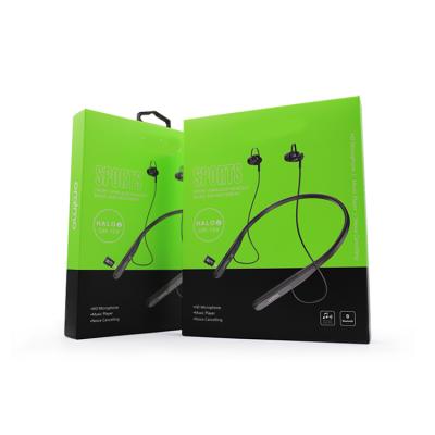 China Recyclable Paper Custom Electronic Headphones Retail Package Boxes Packaging With Your Own Logo for sale