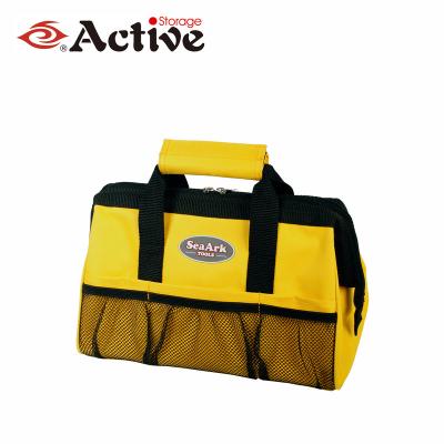 China Multifuction Tool Bags Promotion Canvas Tool Bag 600D Polyester Tool Bag Gargen Work Electrcian Tool Bag for sale