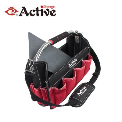 China Multiplicational Foldable Tool Bag With Tubular Handle And Shoulder Strap for sale