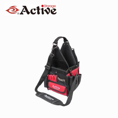 China Multifuction Tool Bags Storage Tool Bag Shoulder Hook Toss Electrician's Basket Hard Bottom Tool Bag Holster With Belt for sale