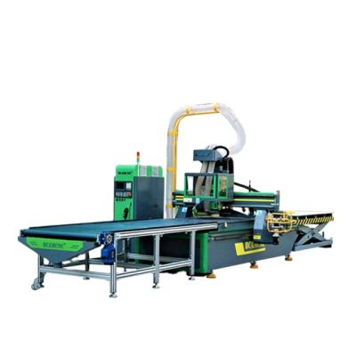 China cnc wood router hotels 3d automatic door loading and unloading furniture making equipment cnc router 4x8 for sale