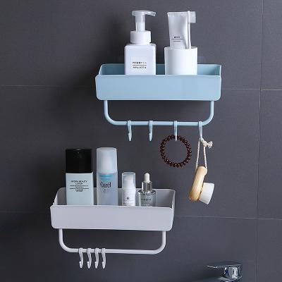 China Wholesale NO--punch Plastic Waterproof Towel Shelf Bathroom Kitchen Jewelry Sundries Eco-friendly Administer Storage Shelf Towel Spoon Holder for sale