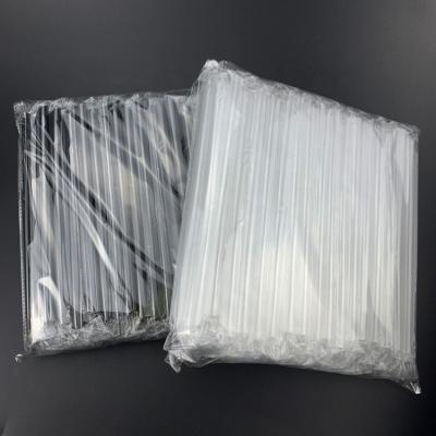 China Plastic Disposable Bubble Tea Bar Party Straws Customize Boba Straws Tea Shops for sale