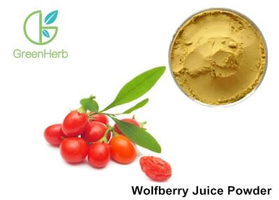 China Polvo del jugo de la baya de Goji, polvo del jugo de Wolfberry del chino que baja la grasa de la sangre en venta