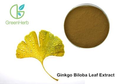 Κίνα Flavonoids Ginkgo ανεφοδιασμού εργοστασίων, λακτόνες τερπενίων, σκόνη αποσπασμάτων Ginkgo Biloba προς πώληση