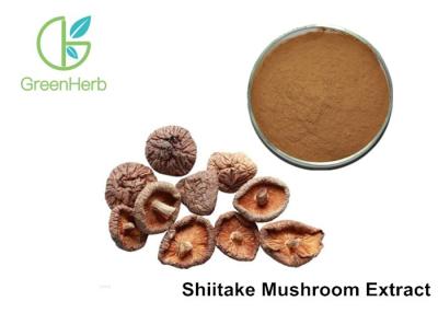 China Antivirus del polvo del amarillo de Brown del polvo de la seta de Shiitake del 30% Lentinan en venta