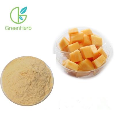 China Alto valor de la medicina de fruta del zumo del polvo del cantalupo del extracto fino amarillo claro del melón en venta