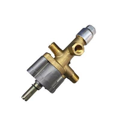 China Best price general lpg gas burner for pizza oven safety three ways outlet brass valve gas valve pizza oven OEM supplied for sale