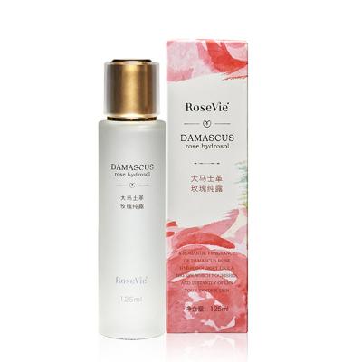 China Private Label Face Products Acne Skin Care Natural Damask Rose Hydrosol Moisturize Anti Rose Water for sale