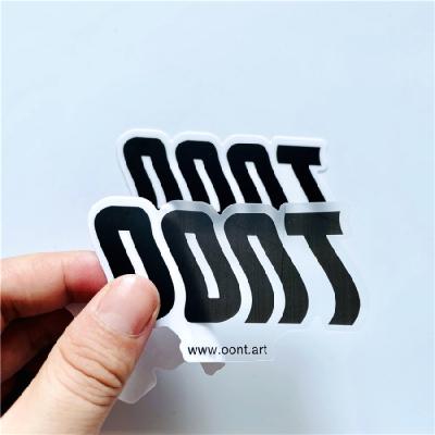 China Waterproof Customized Transparent Matte Cartoon Die Cut Logo Vinyl Sticker Labels for sale