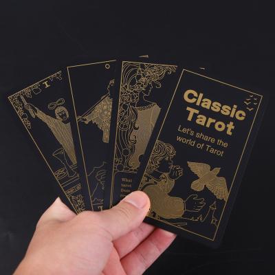 China Gift wrapping let us share the classic world tarot gold foil card Europe tarot made in Vietnam for sale