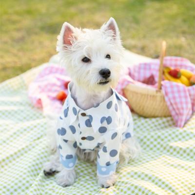 China Sustainable Dog Shirt 2022 Summer Dog Clothes Pet Clothes Wholesale Designer Dog Luxury Clothes for sale