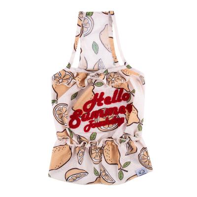 China Hawaii Dog Designer Dress New Summer Sustainable Sleeveless Dog Dress Pet Clothes Dog Gear for sale