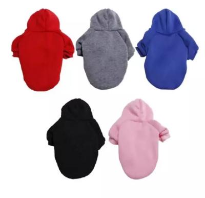 China Washable Polyester Pet Apparels Autumn Winter Dog Sweater Hoodies Colorful en venta