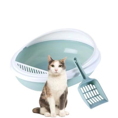 China La bola del huevo forma el retrete semicerrado de Cat Litter Box Splash Proof para el gato del animal doméstico en venta