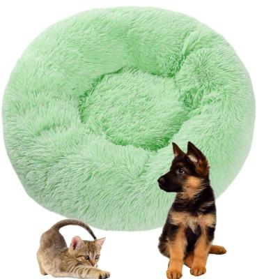 China Nice Quality 80 Cm Winter Warm Pet Sleeping House Comfortable Plush Bed For Dog Cat Te koop